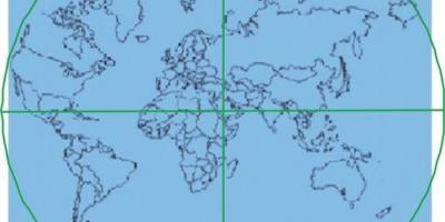 Peta dari Ka'bah adalah pusat dunia 