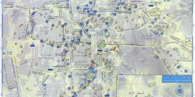 Peta jalan dari kota Makkah